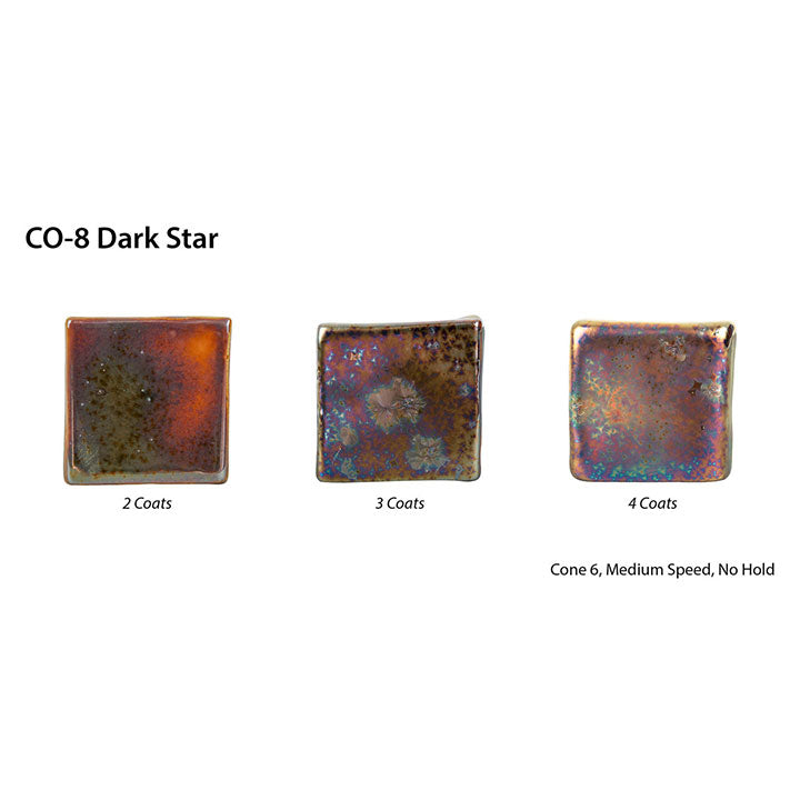 Amaco Cosmos Dark Star Brush-on Glaze