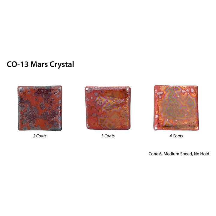 Amaco Cosmos Mars Crystal Brush-on Glaze