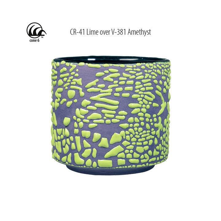 Amaco Crawls Lime Brush-on Glaze