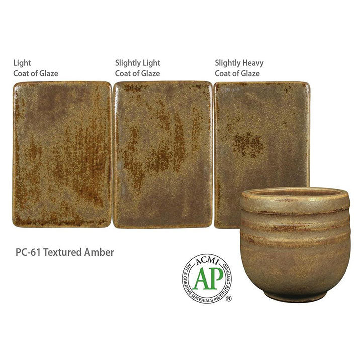 Amaco Potter's Choice Textured Amber Brush-on Glaze