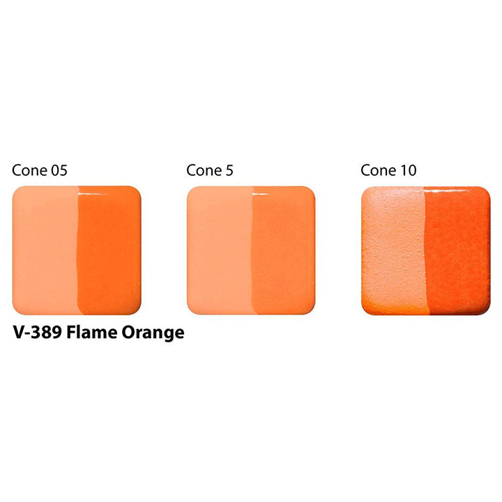 Amaco Velvet Flame Orange Brush-on Underglaze