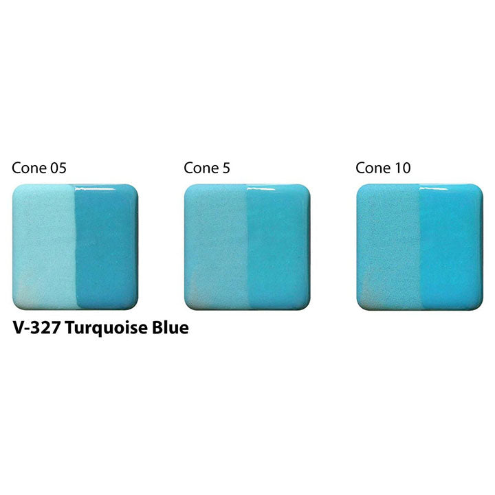 Amaco Velvet Turquoise Blue Brush-on Underglaze