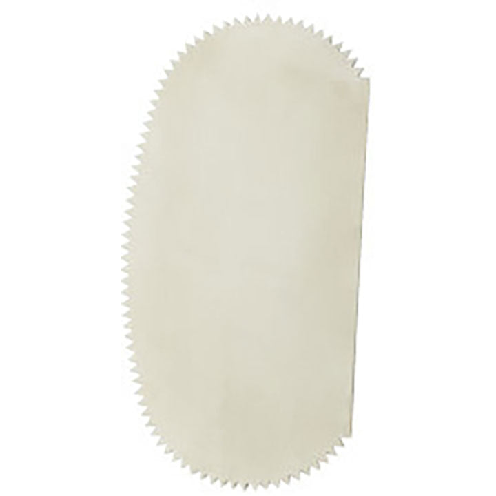Potterycrafts Stainless Steel Serrated Kidney Scraper