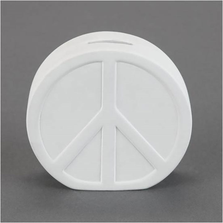 Potterycrafts Peace Symbol Paint Your Own Money Box