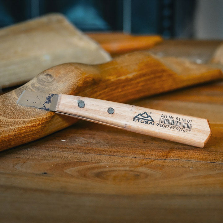 Stubai 511601 Straight Notched Carving Knife