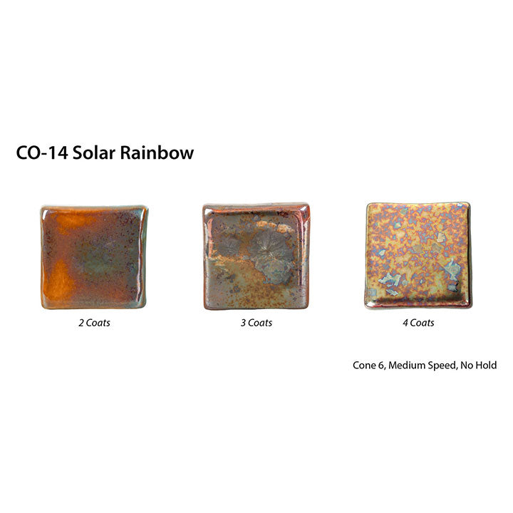 Amaco Cosmos Solar Rainbow Brush-on Glaze