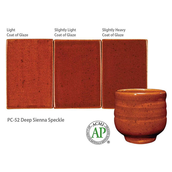 Amaco Potter's Choice Deep Sienna Speckle Brush-on Glaze