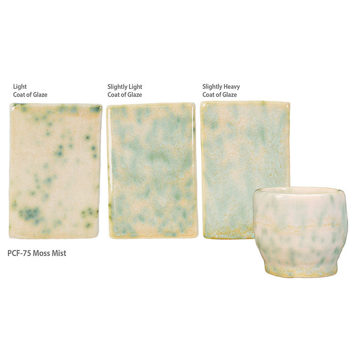 Amaco Potter's Choice Flux Moss Mist Brush-on Glaze
