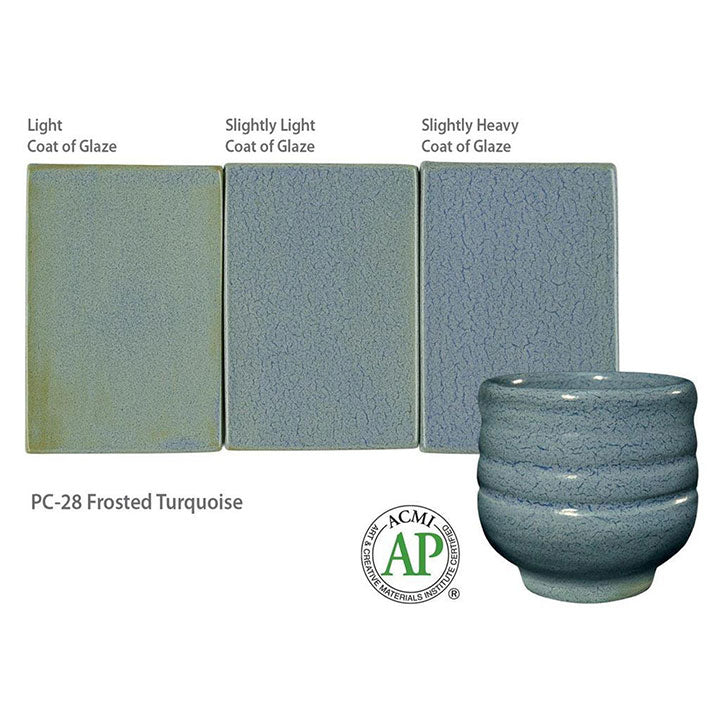 Amaco Potter's Choice Frosted Turquoise Brush-on Glaze