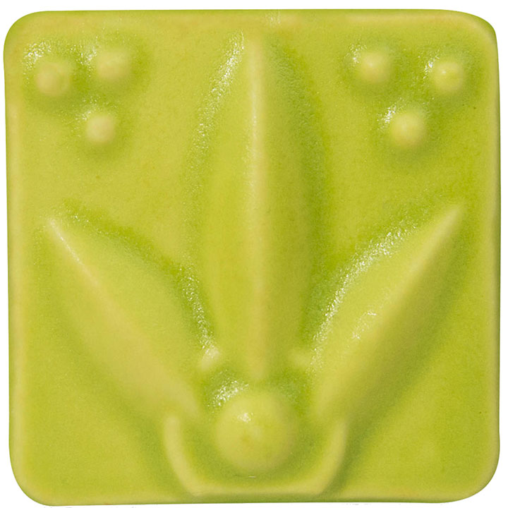 Amaco Satin Matte Chartreuse Brush-on Glaze