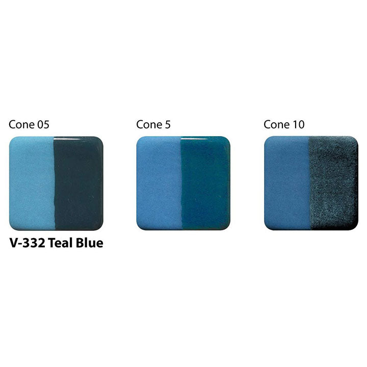 Amaco Velvet Teal Blue Brush-on Underglaze