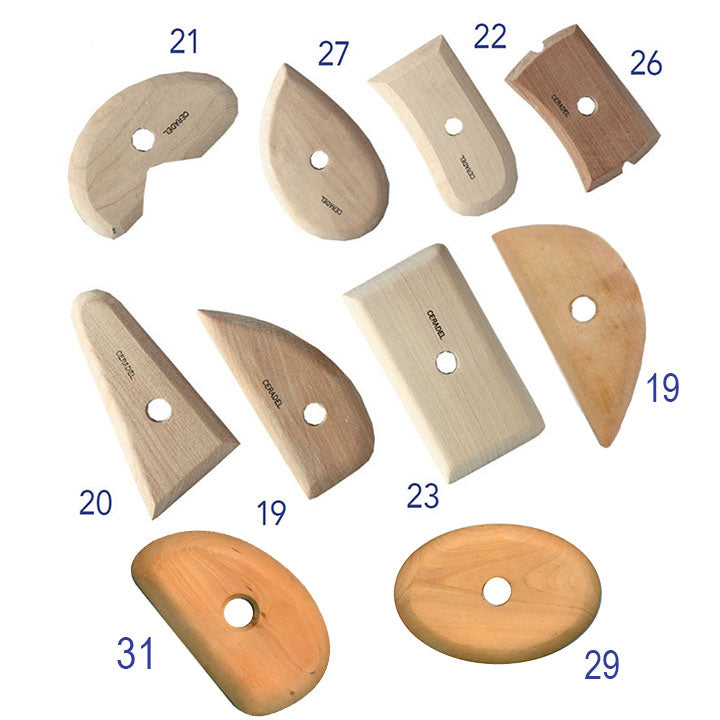 Potterycrafts Wooden Throwing Ribs