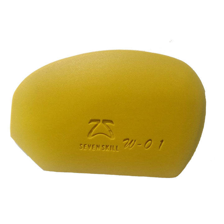 Potterycrafts Yellow Firm Silicone Rib Smooth Edges
